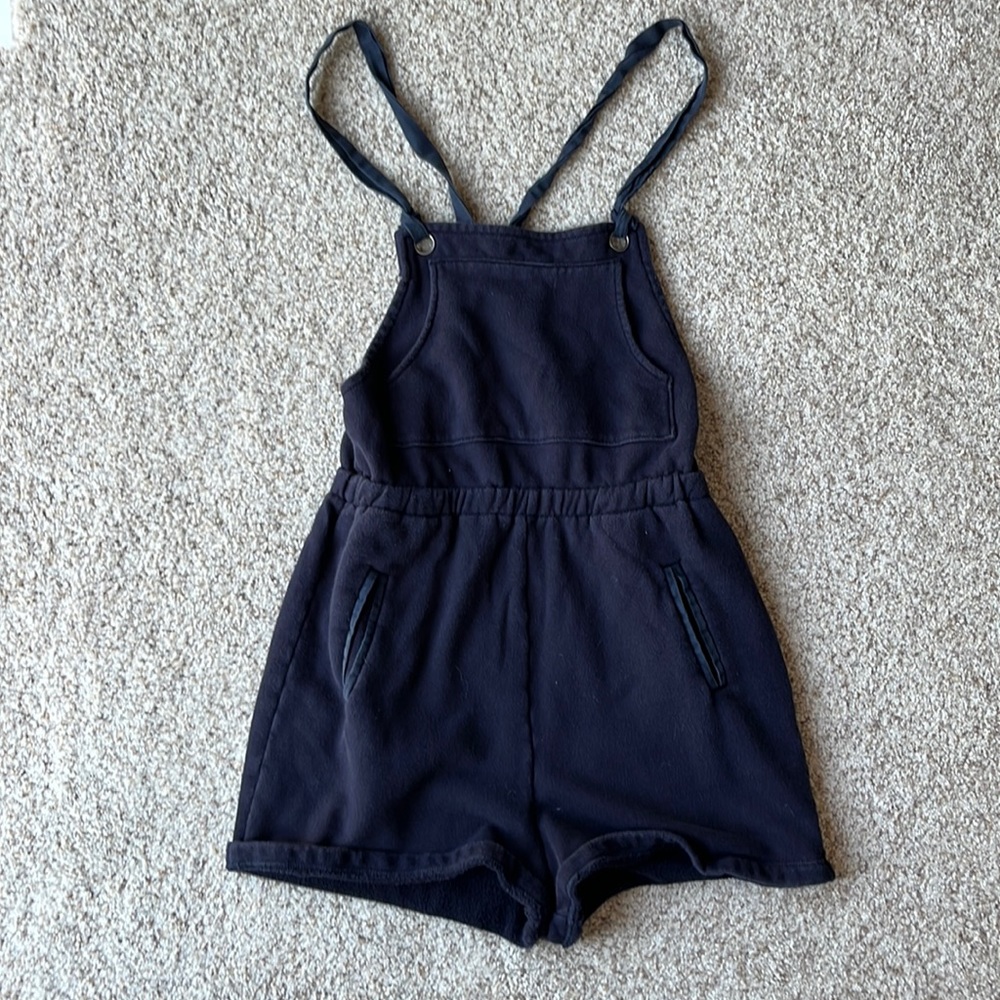 Anthropologie Terry Cotton Short Overalls